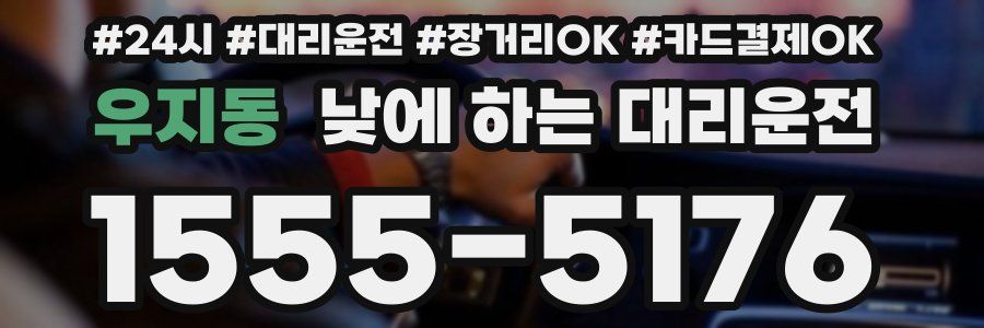우지동 낮에 하는 대리운전