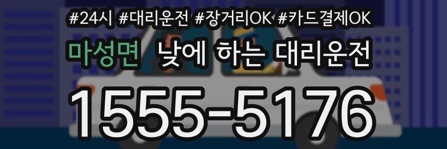마성면 낮에 하는 대리운전