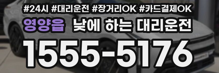 영양읍 낮에 하는 대리운전