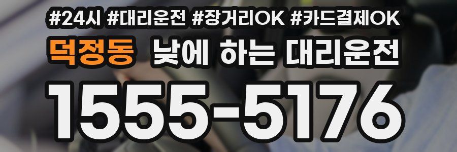 덕정동 낮에 하는 대리운전