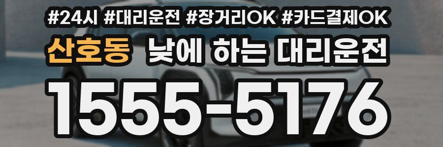 산호동 낮에 하는 대리운전