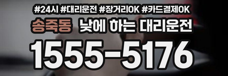 송죽동 낮에 하는 대리운전