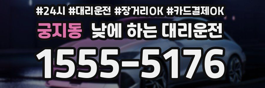 궁지동 낮에 하는 대리운전