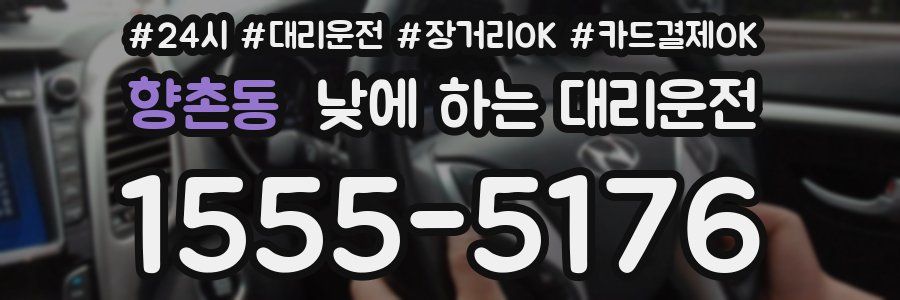 향촌동 낮에 하는 대리운전