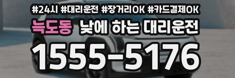 늑도동 낮에 하는 대리운전