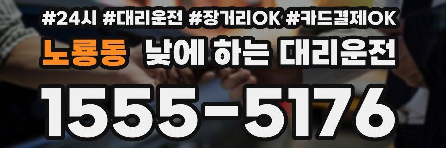 노룡동 낮에 하는 대리운전