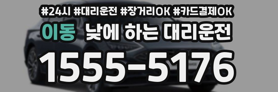 이동 낮에 하는 대리운전