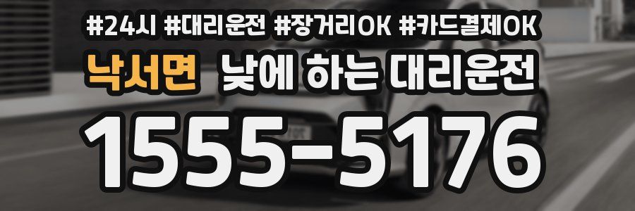 낙서면 낮에 하는 대리운전