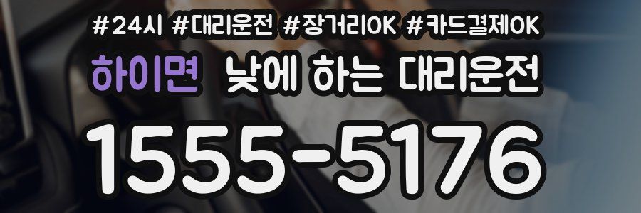 하이면 낮에 하는 대리운전