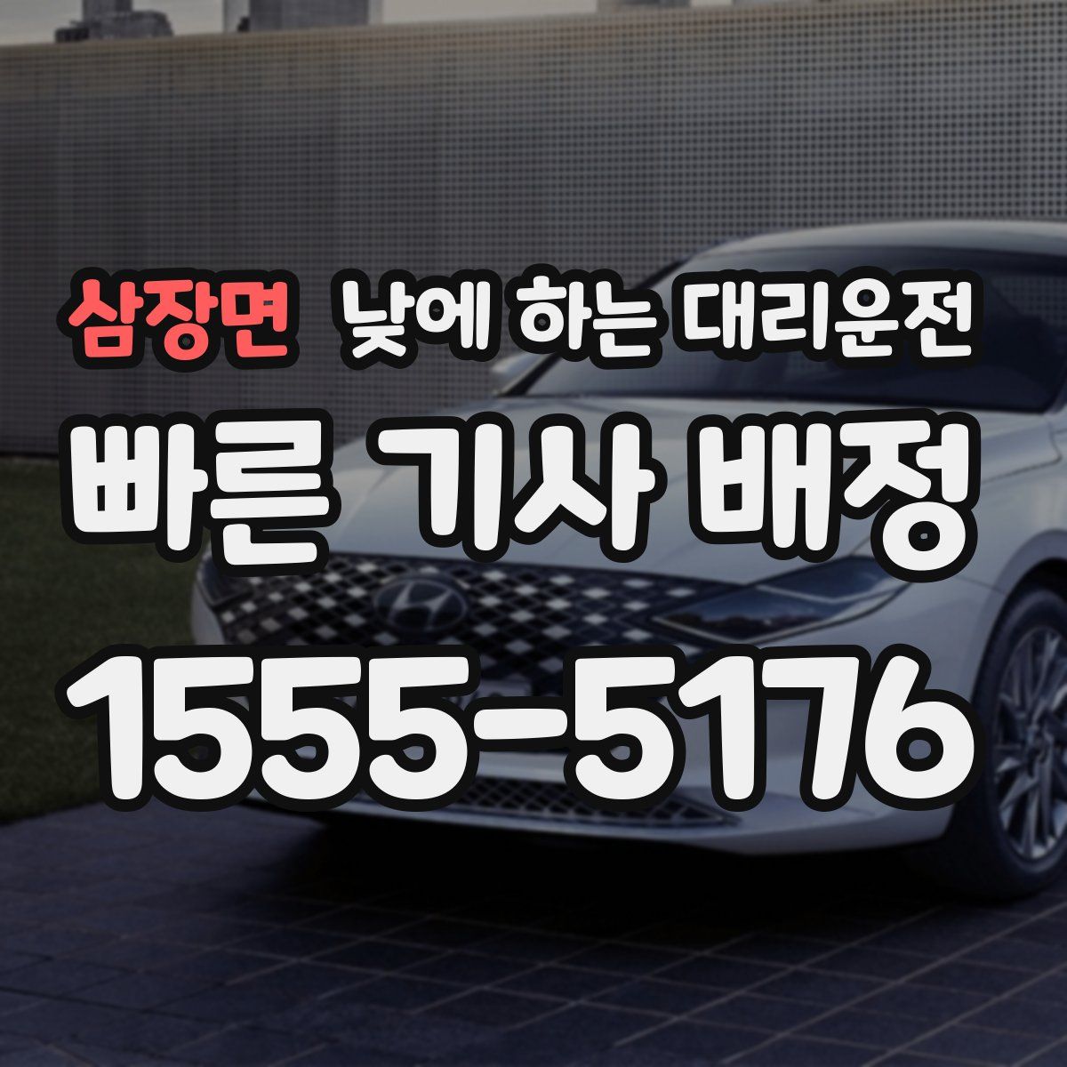 삼장면 낮에 하는 대리운전
