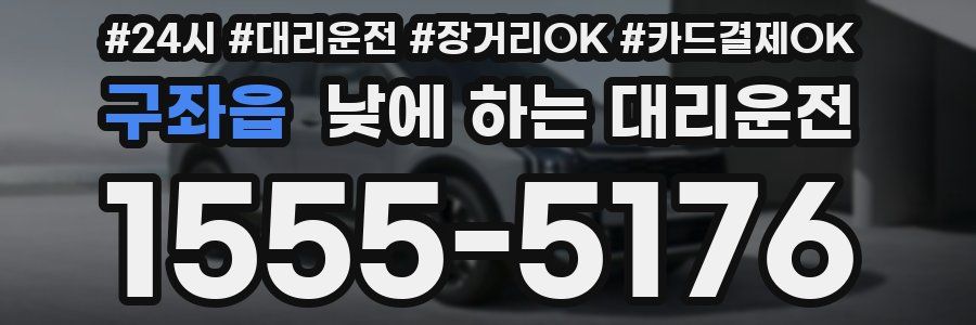 구좌읍 낮에 하는 대리운전