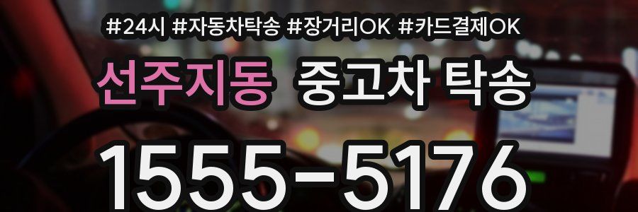 선주지동 중고차 탁송