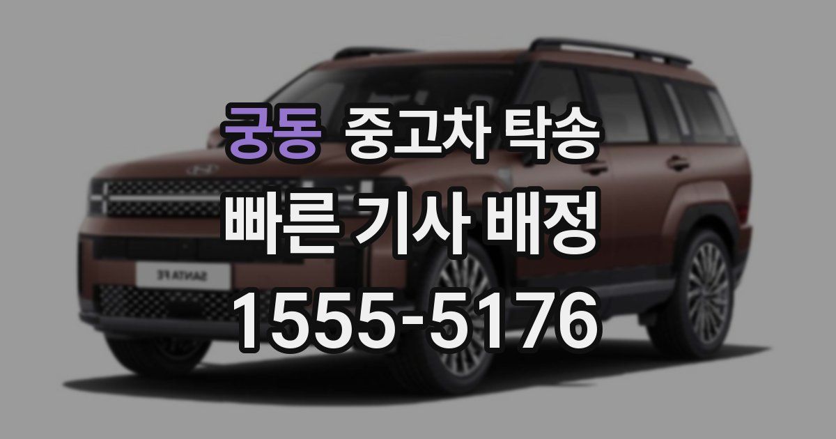 궁동 중고차 탁송