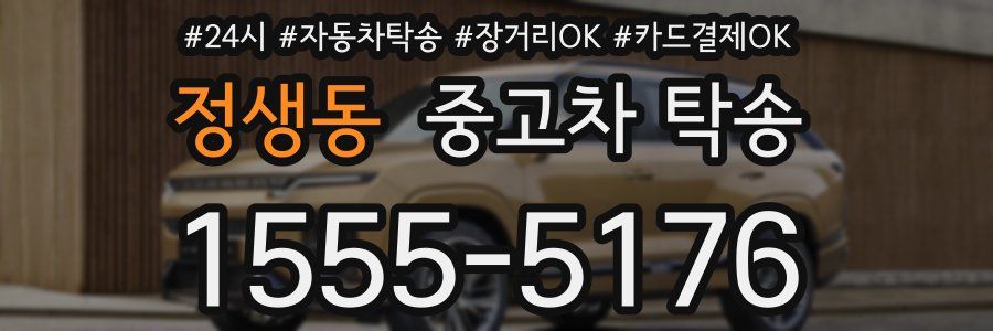 정생동 중고차 탁송