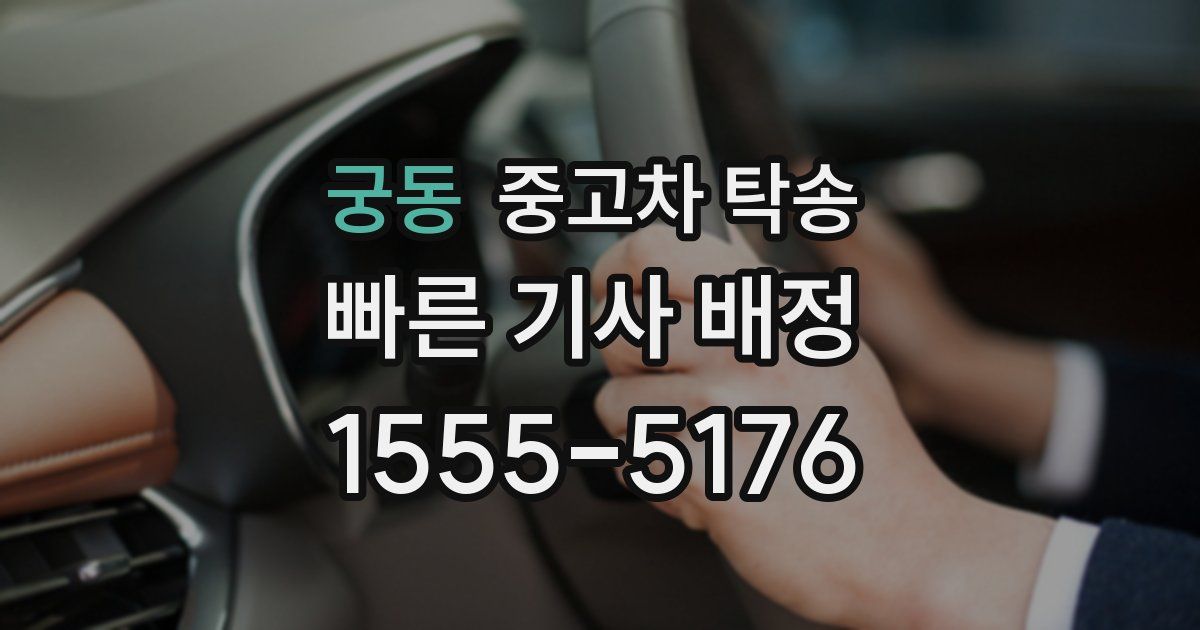 궁동 중고차 탁송