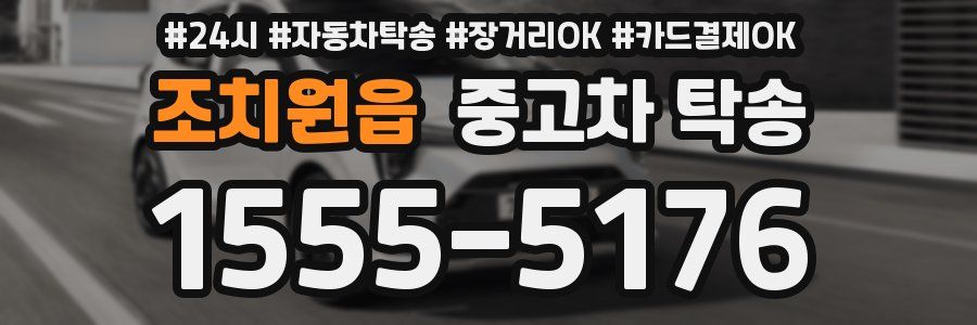 조치원읍 중고차 탁송