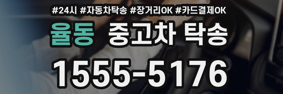 율동 중고차 탁송
