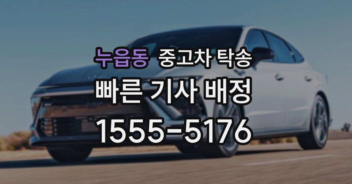 누읍동 중고차 탁송