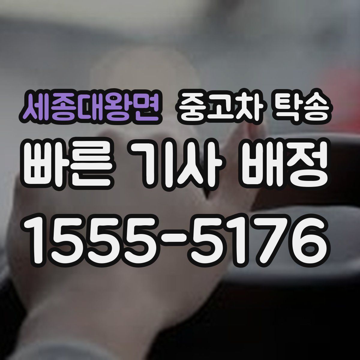세종대왕면 중고차 탁송