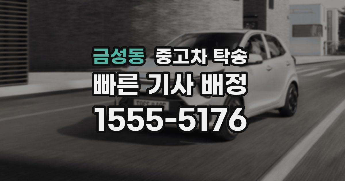 금성동 중고차 탁송