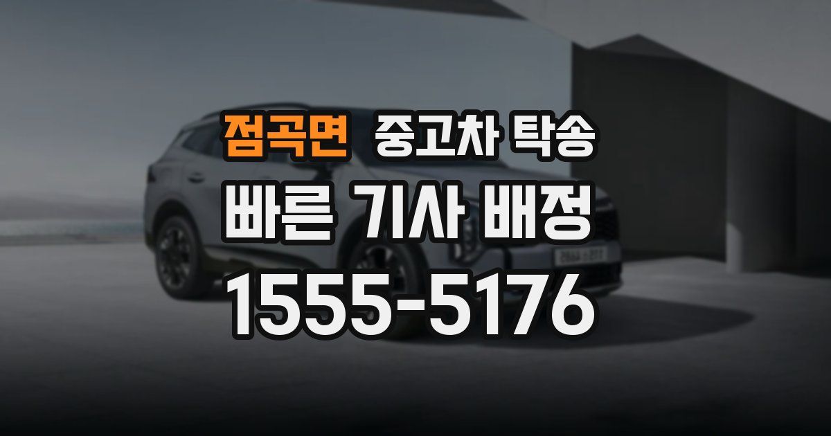 점곡면 중고차 탁송