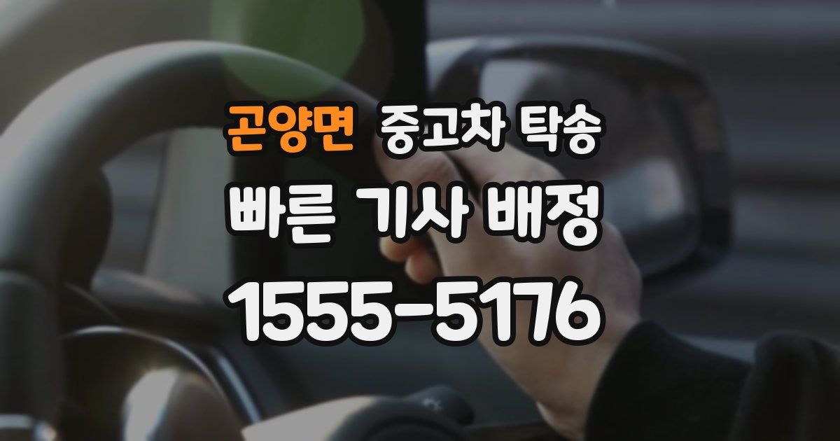 곤양면 중고차 탁송
