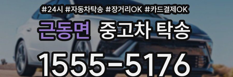 근동면 중고차 탁송