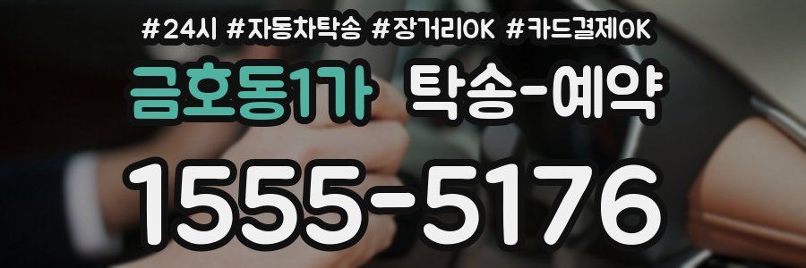 금호동1가 탁송 예약