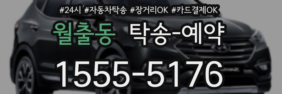 월출동 탁송 예약