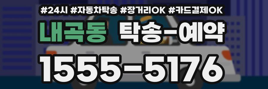 내곡동 탁송 예약
