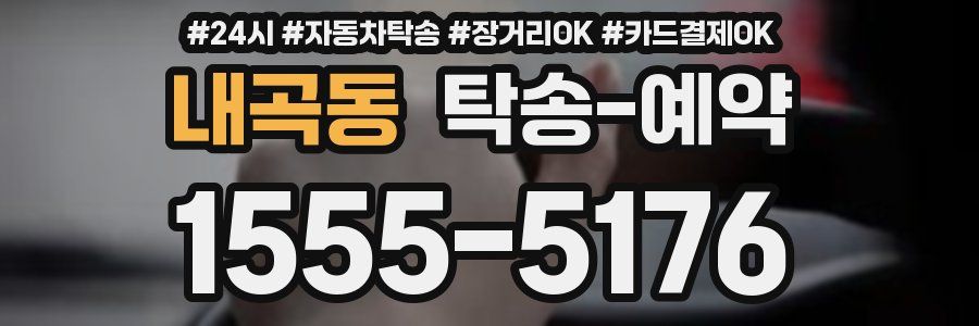 내곡동 탁송 예약