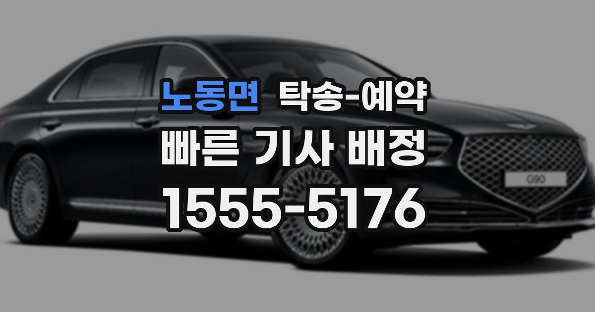 노동면 탁송 예약