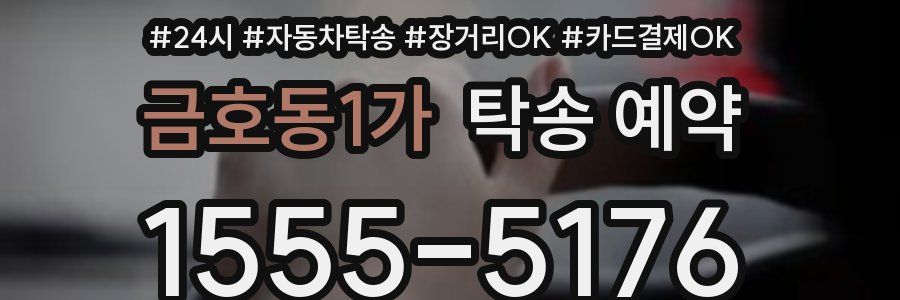 금호동1가 탁송 예약