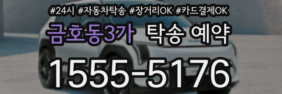 금호동3가 탁송 예약