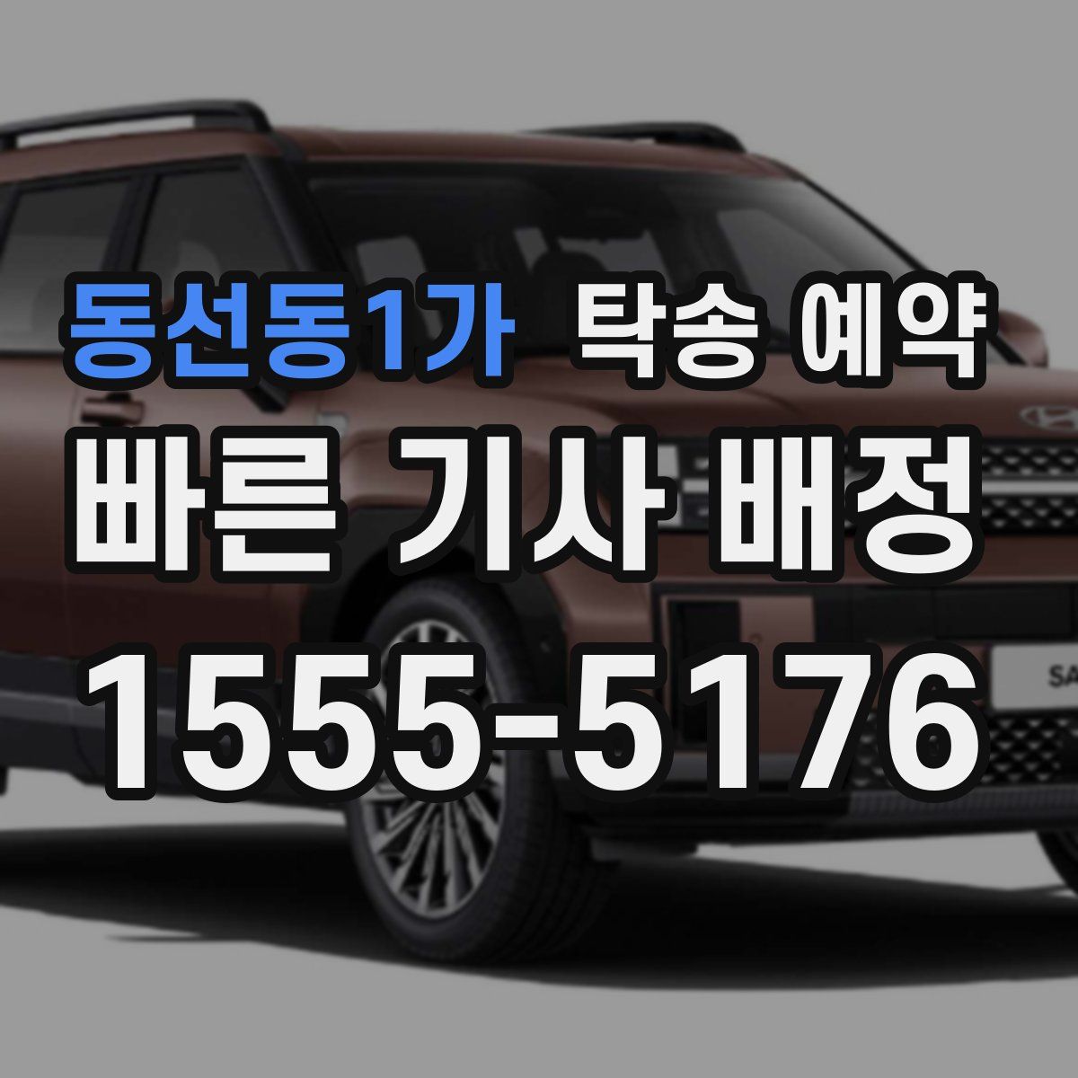 동선동1가 탁송 예약