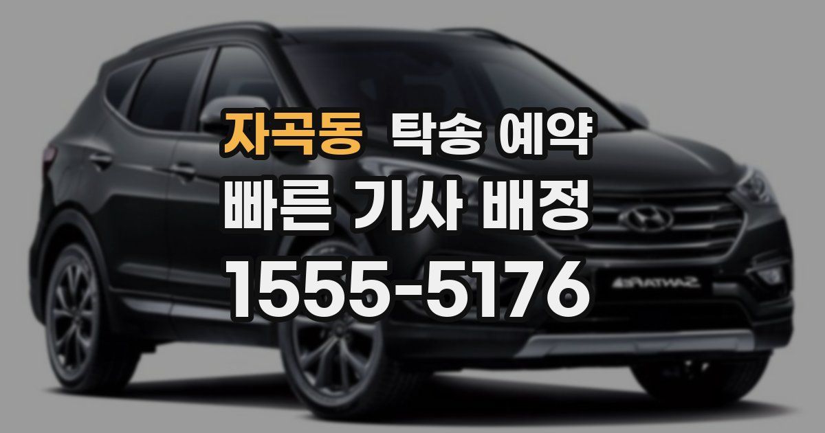 자곡동 탁송 예약