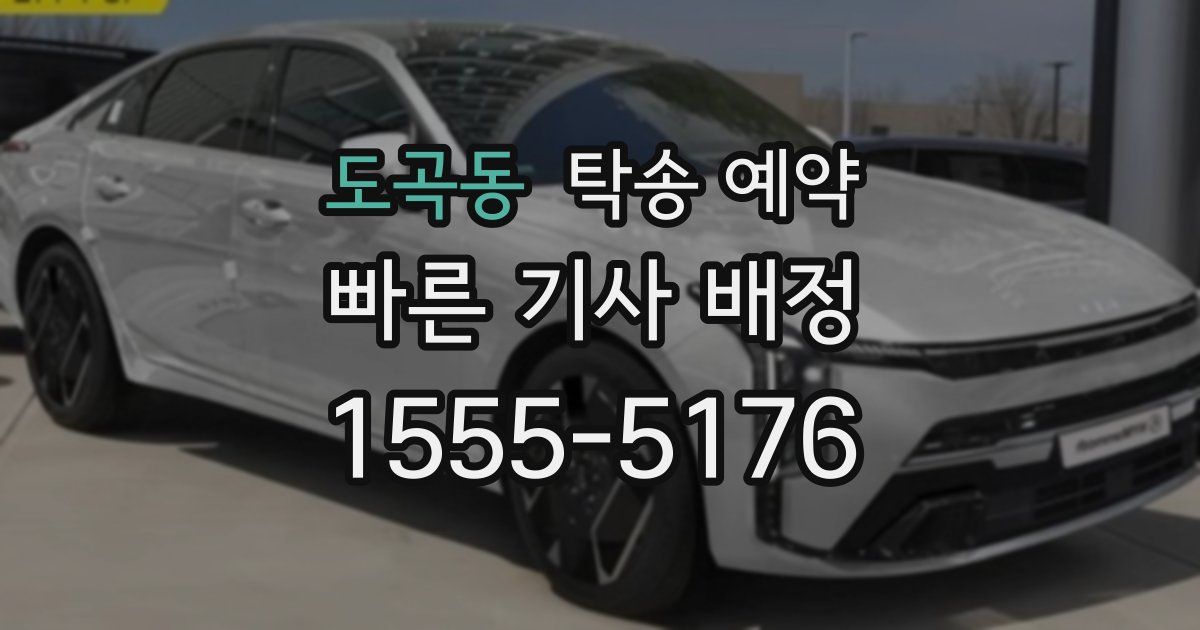 도곡동 탁송 예약