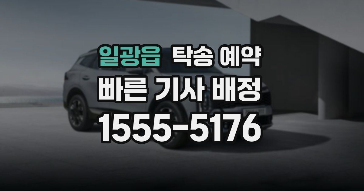 일광읍 탁송 예약