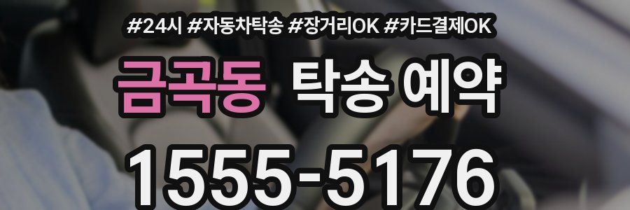금곡동 탁송 예약