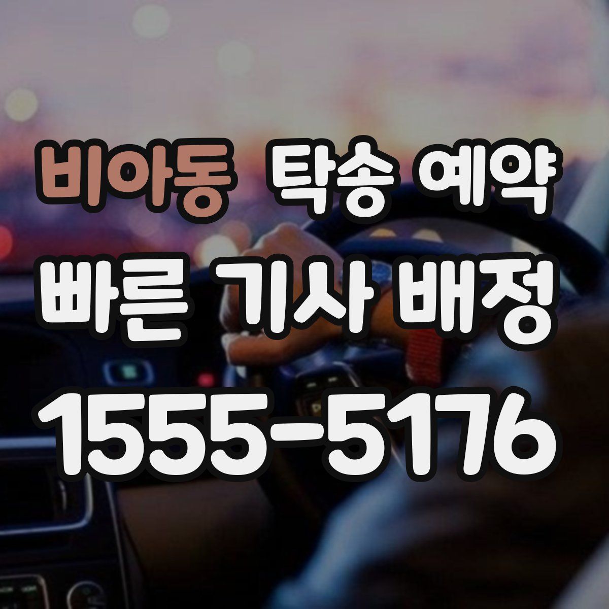 비아동 탁송 예약