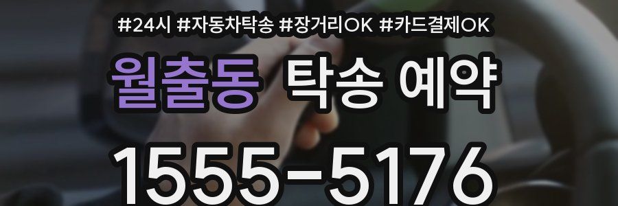 월출동 탁송 예약