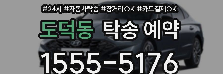 도덕동 탁송 예약