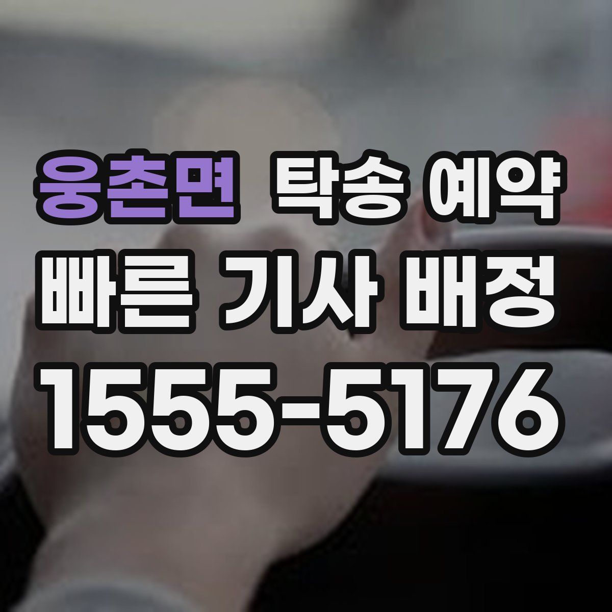 웅촌면 탁송 예약