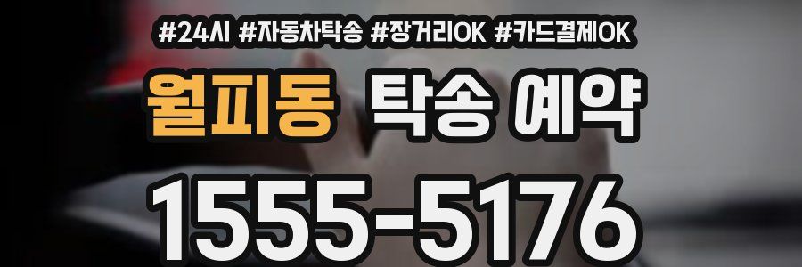 월피동 탁송 예약