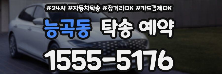 능곡동 탁송 예약