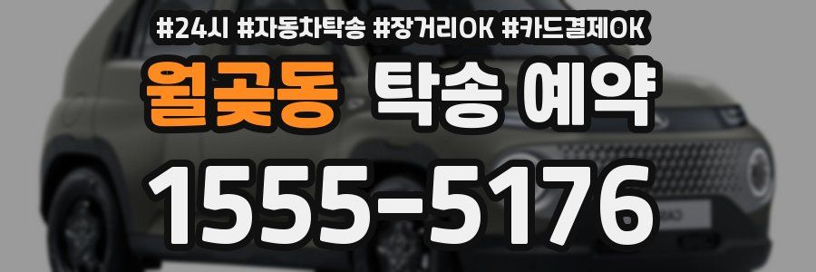 월곶동 탁송 예약