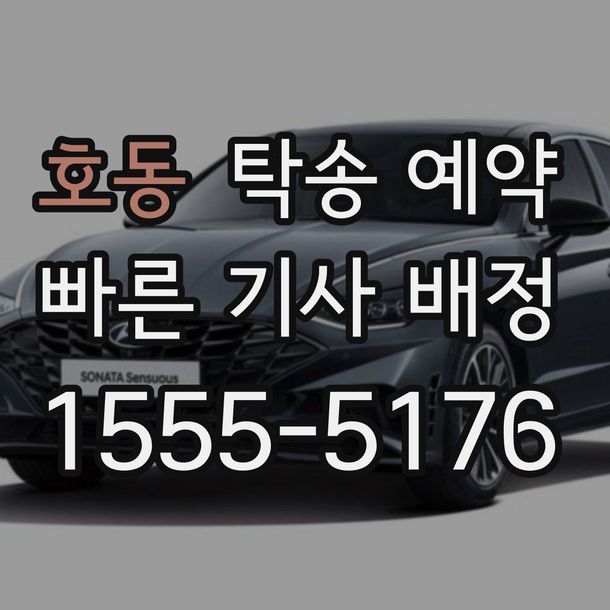 호동 탁송 예약