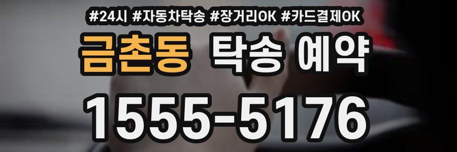 금촌동 탁송 예약