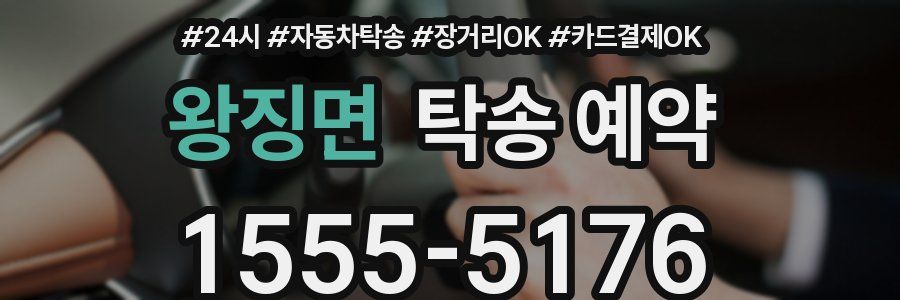 왕징면 탁송 예약