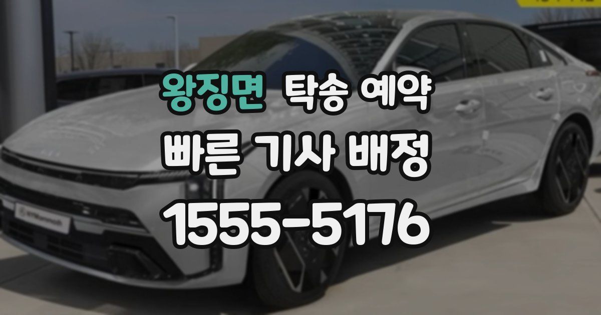 왕징면 탁송 예약